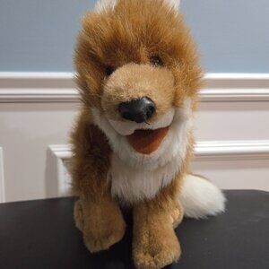FOLKTAILS Folkmanis FURRY PLUSH FULL BOBY PLUSH FOX PUPPET 18"